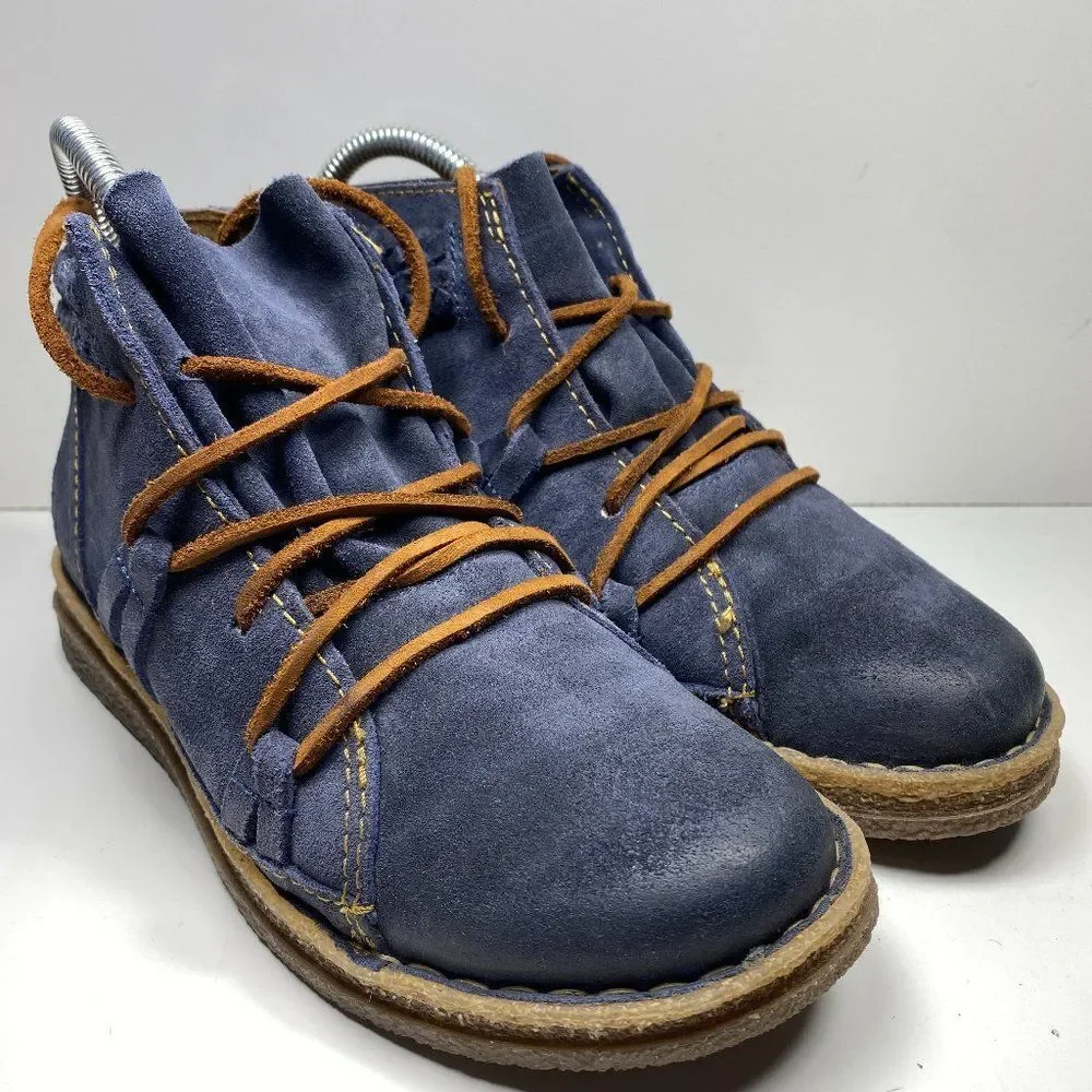 BORN Temple II Women Casual Boot Women's 6.5 US Navy‎ Braided Granola Earthy - Picture 10 of 10